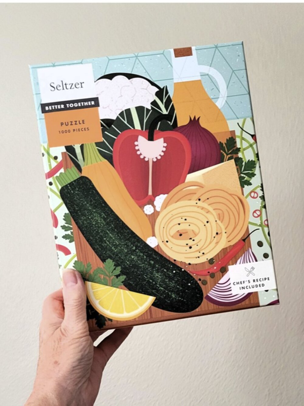 VEGGIE RECIPE by Seltzer JIGSAW PUZZLE 1000 pieces